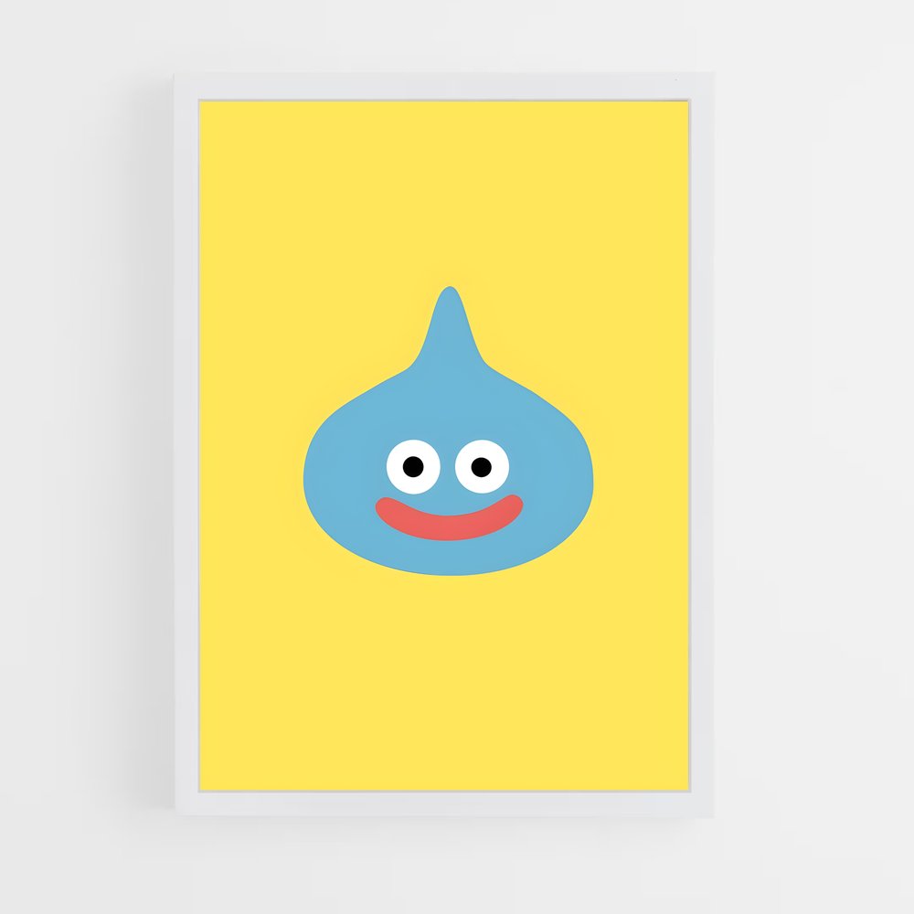 Poster Slime Souriant – affiche Dragon quest (vue 3)